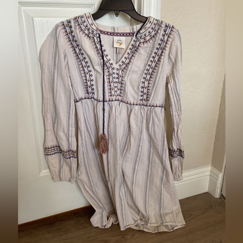 Long sleeve flowy dress